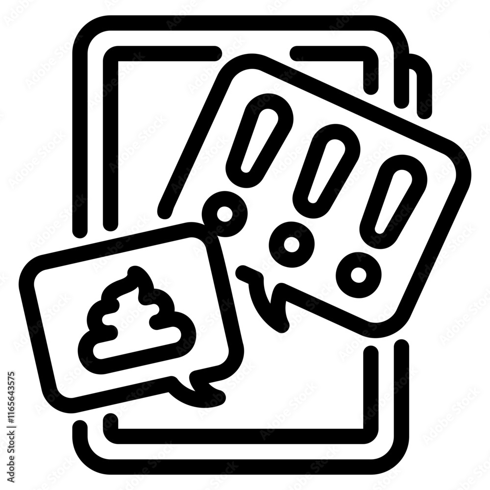 Mobile bully icon Mobile bully icon