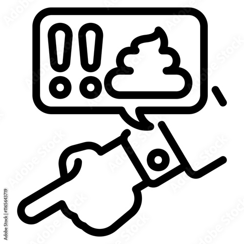 Swearing icon