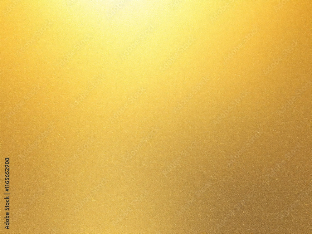 Obraz premium Gradient gold background with a smooth, shiny, and luxurious metallic texture.