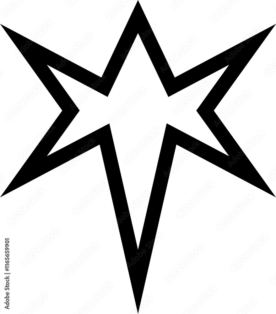 Fototapeta premium All Star Icon for website, apps, ui/ux designer