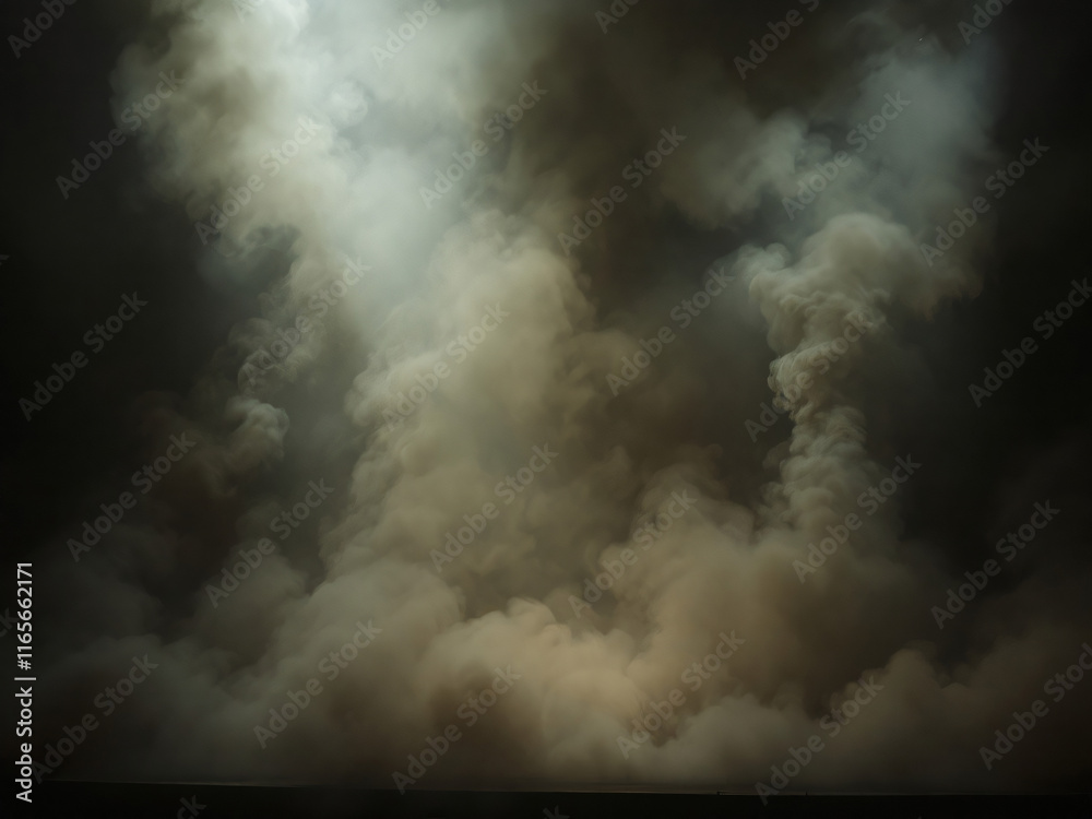 Dark background with swirling smoke and light. Dark background with swirling smoke and light.