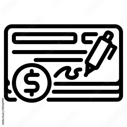 Cheque icon