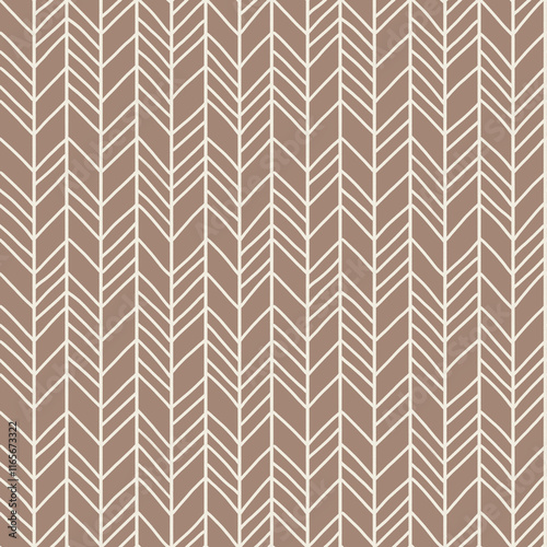 Tribal geometric ethnic mocha mousse seamless pattern design