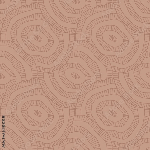 Organic abstract mocha mousse seamless pattern design