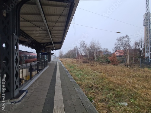 Der Hauptbahnhof in Güstrow, Mecklenburg - Vorpommern photo