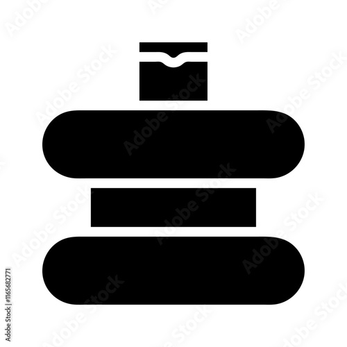 Mouthwash icon. Concept of dental hygiene and oral care.