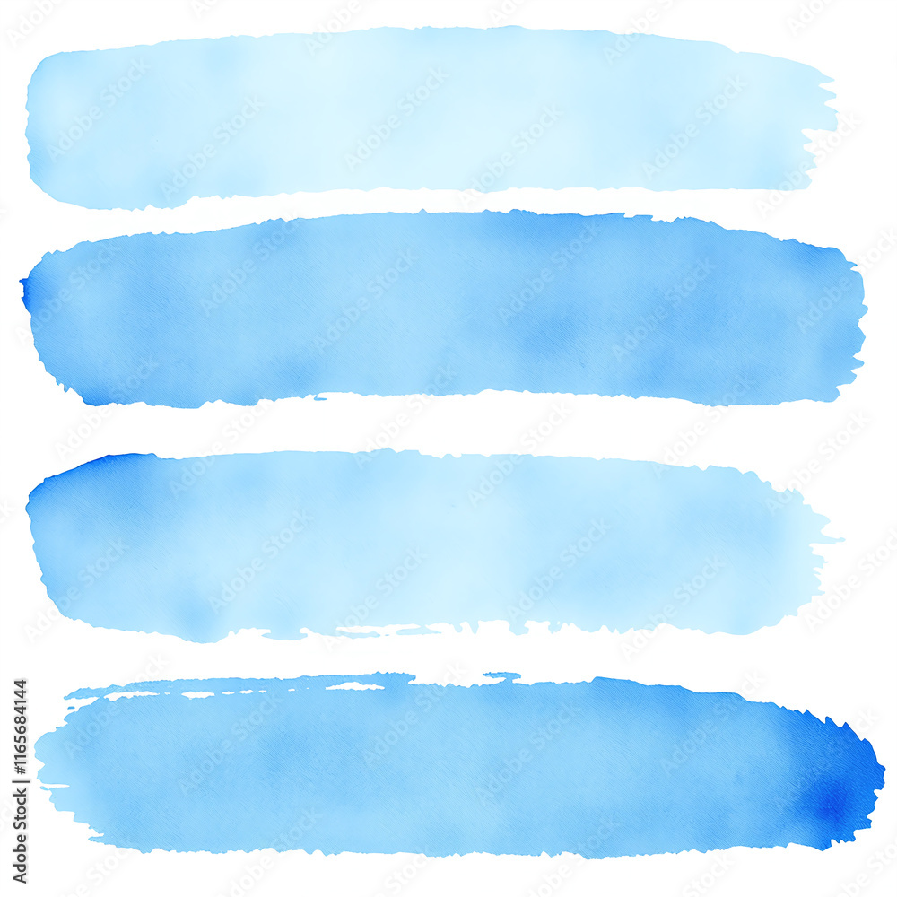 watercolor washes in varying shades of blue watercolor washes in varying shades of blue