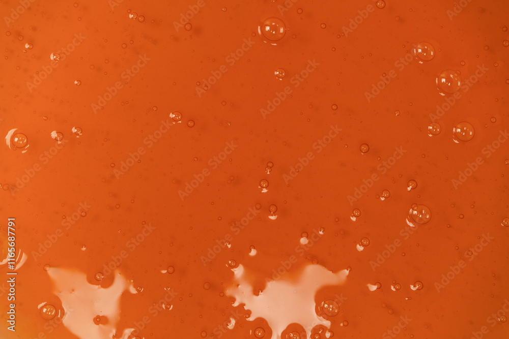 Red slime toy isolated background. Red slime toy isolated background.