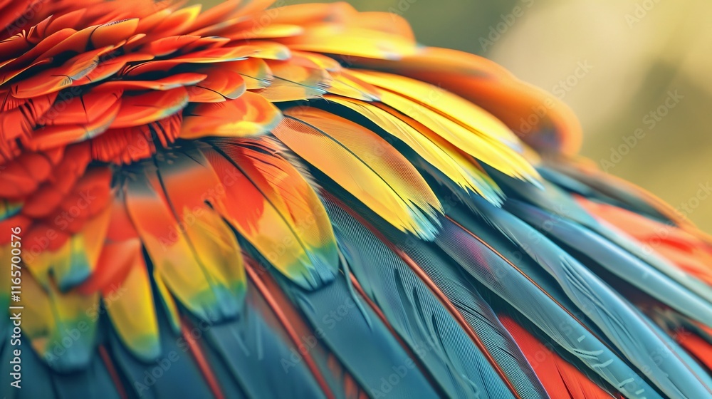 Obraz premium A vibrant and exotic bird showcasing its colorful plumage