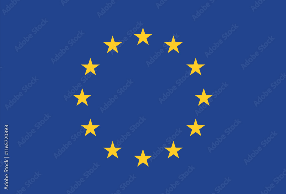vector European Union Flag icon. Flag design of European Union. vector European Union Flag icon. Flag design of European Union.