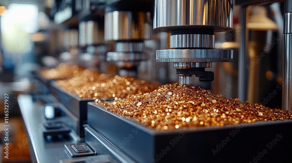 Laboratory balance weighing precious metals in powder form Laboratory balance weighing precious metals in powder form