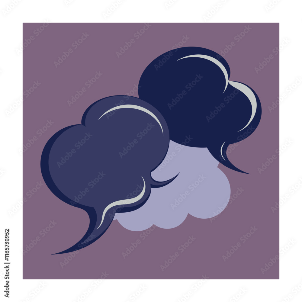 Bubbles Speech Vector Illustration Bubbles Speech Vector Illustration