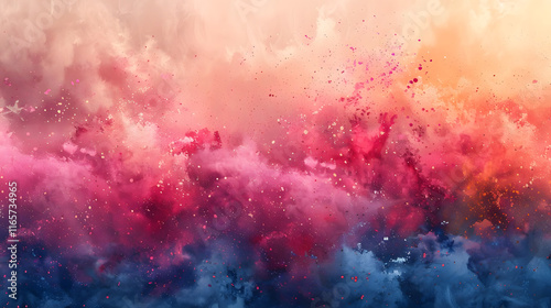 Soft pastel watercolor splashes blending together seamlessly to create a light and airy artistic background