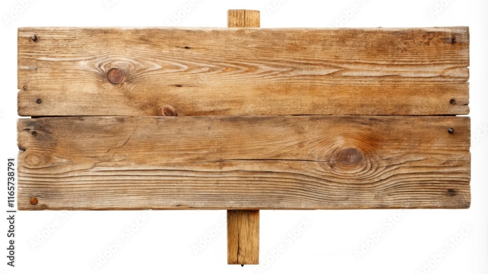 Rustic Weathered Wooden Signboard with Two Horizontal Planks and a Central Post Perfect for Your Message Rustic Weathered Wooden Signboard with Two Horizontal Planks and a Central Post Perfect for Your Message