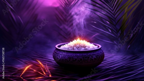  Thaipongal 2025 with vibrant decorations, Tamil culture  Vibrant Thaipongal Designs poster