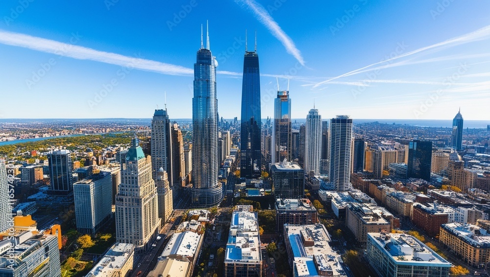Obraz premium city generative Al