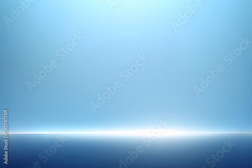 Blue empty Space gradient background for graphic design.