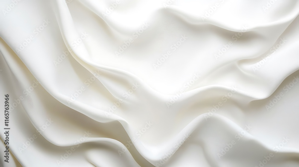 Elegant Draped White Fabric Soft Texture Background Elegant Draped White Fabric Soft Texture Background