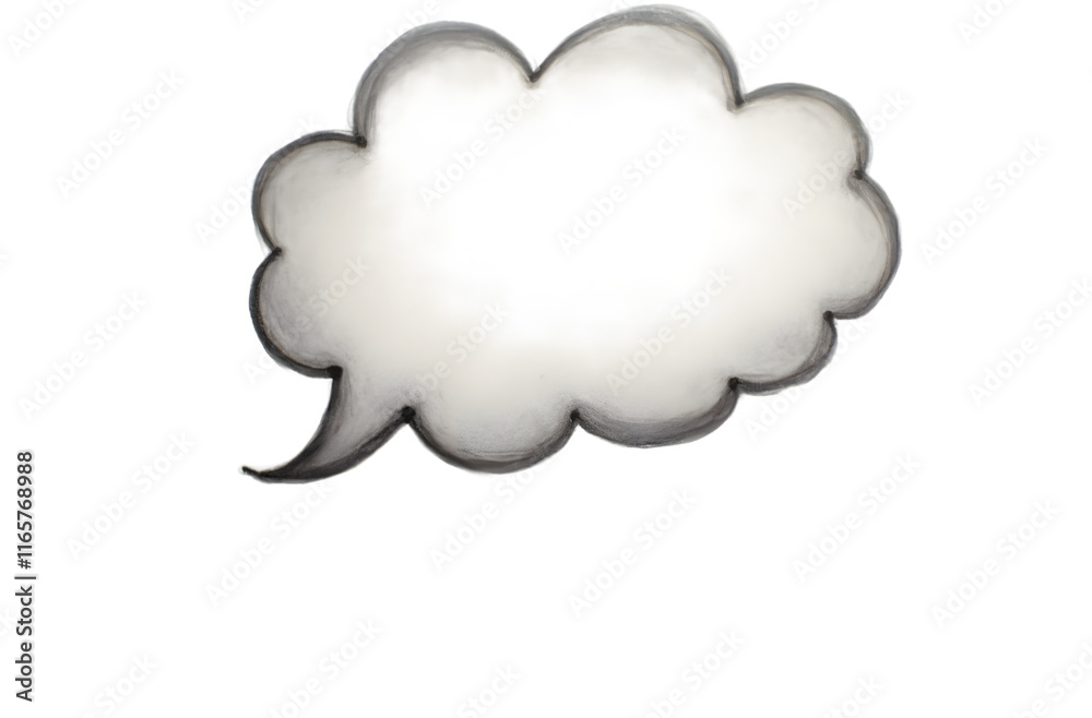 Blank Speech Bubble on transparent background. Blank Speech Bubble on transparent background.