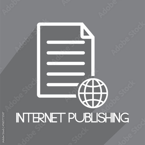 internet publish icon , global icon