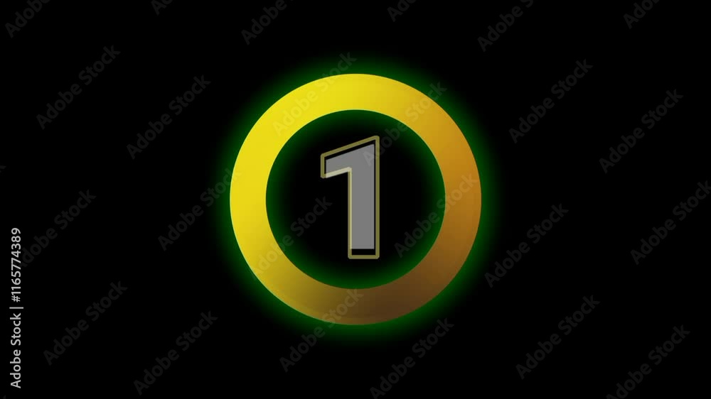 Stunning Gold Gradient Rings Technology Background Video Stunning Gold Gradient Rings Technology Background Video