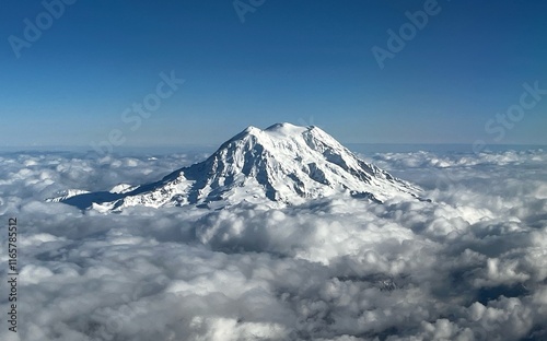 snow covered mountains