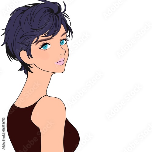 A beautiful young lady