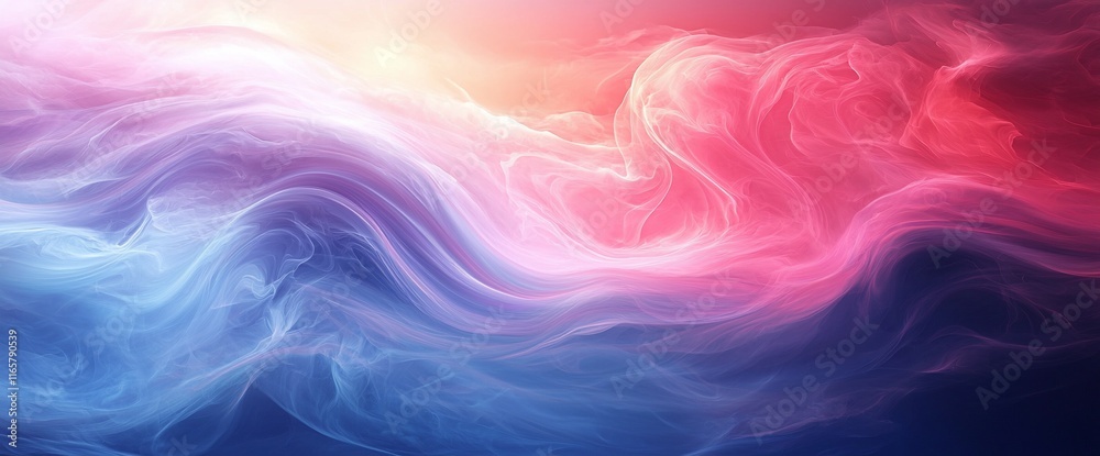 Abstract swirling pink and blue smoke clouds. Abstract swirling pink and blue smoke clouds.