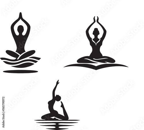 yoga and meditation art of illustration