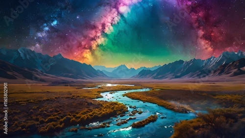 sunrise over the mountains