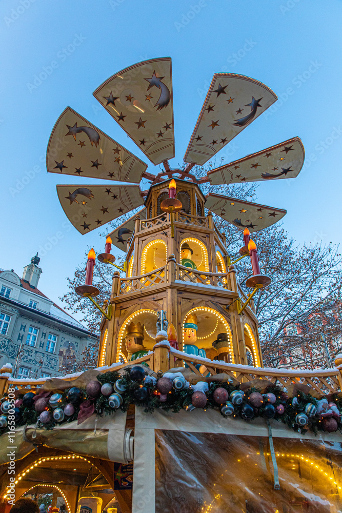 Obraz premium weihnachtsmarkt in München