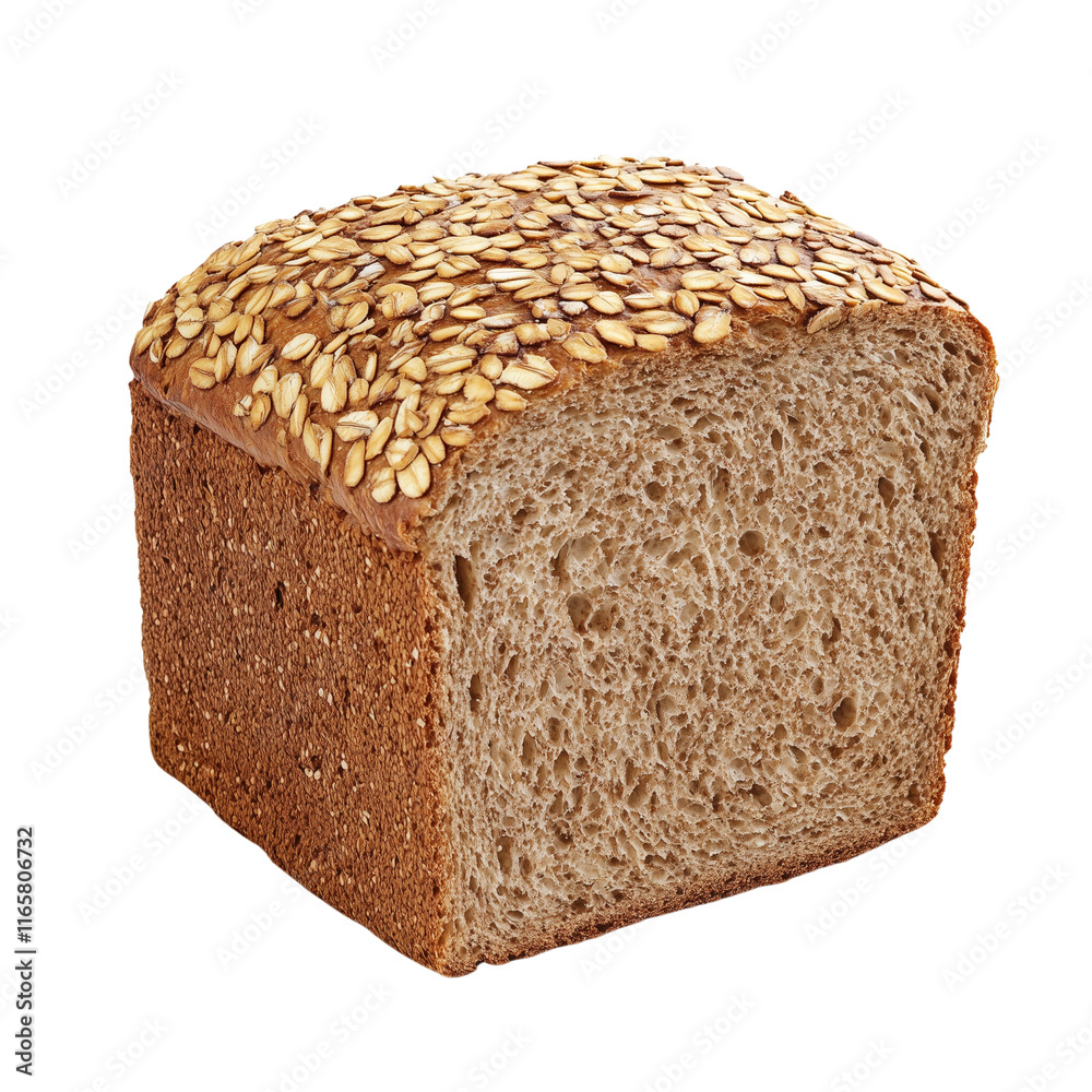 Fresh dark loaf of bread isolated on white Fresh dark loaf of bread isolated on white