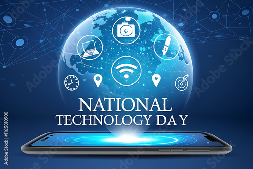 National Technology Day Celebration premium design. photo