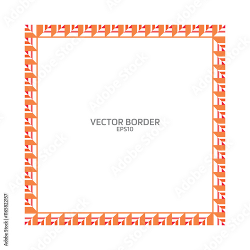Vector Border Design. Border design vector illustration.