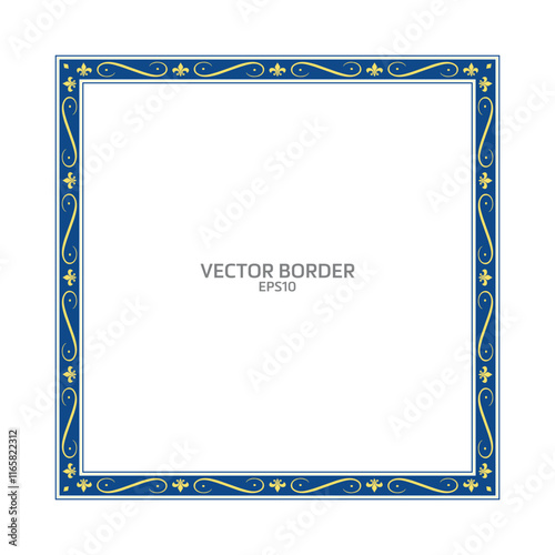 Vector Border Design. Border design vector illustration. photo