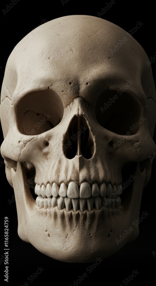 Close up of face of a Skull, Skeleton, Bone, Dead, Creepy, Zoom In, Zoomed Portrait Close up of face of a Skull, Skeleton, Bone, Dead, Creepy, Zoom In, Zoomed Portrait