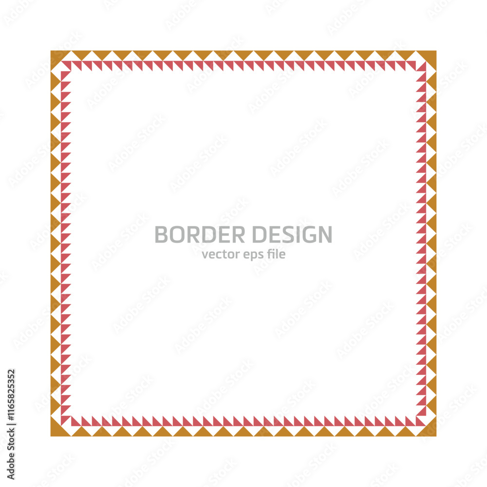 Fototapeta premium Vector Border Design. Border design vector illustration.