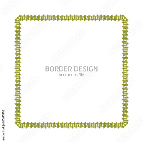 Vector Border Design. Border design vector illustration. photo