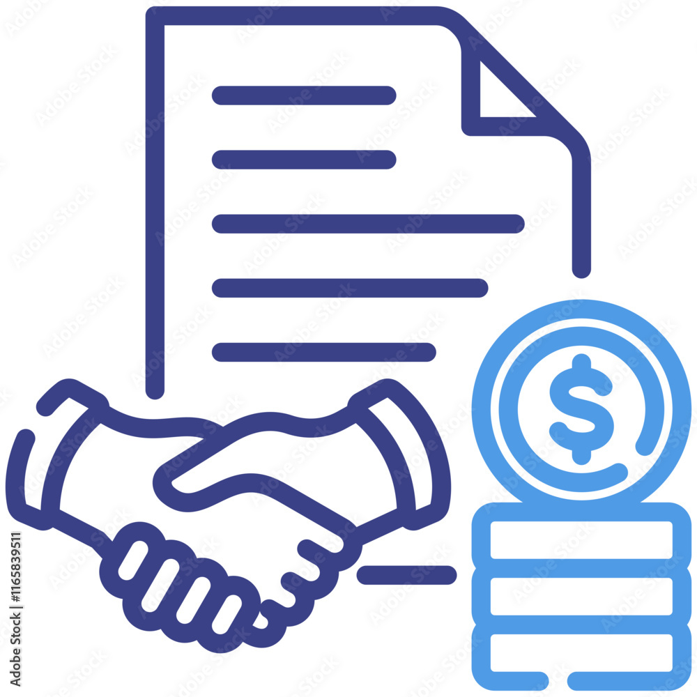 Business Contract Icon