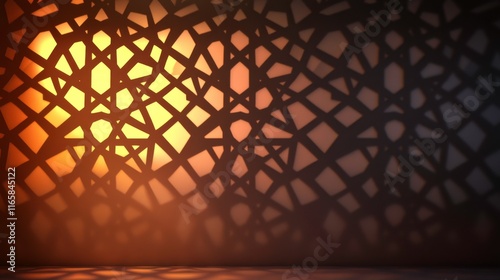 Wallpaper Mural Intricate Geometric Patterns with Soft Indoor Lighting Torontodigital.ca