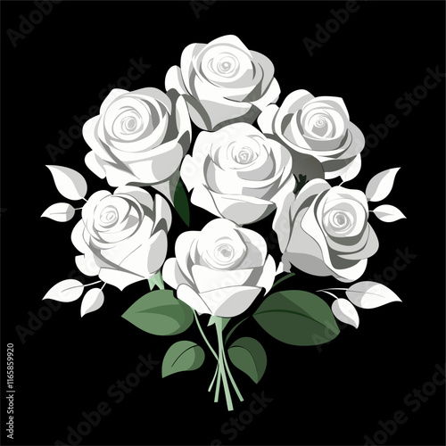 black and white funeral program design