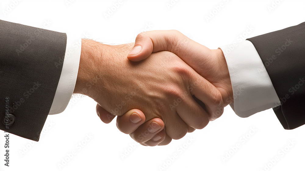 Professional Handshake in Business Agreement Professional Handshake in Business Agreement