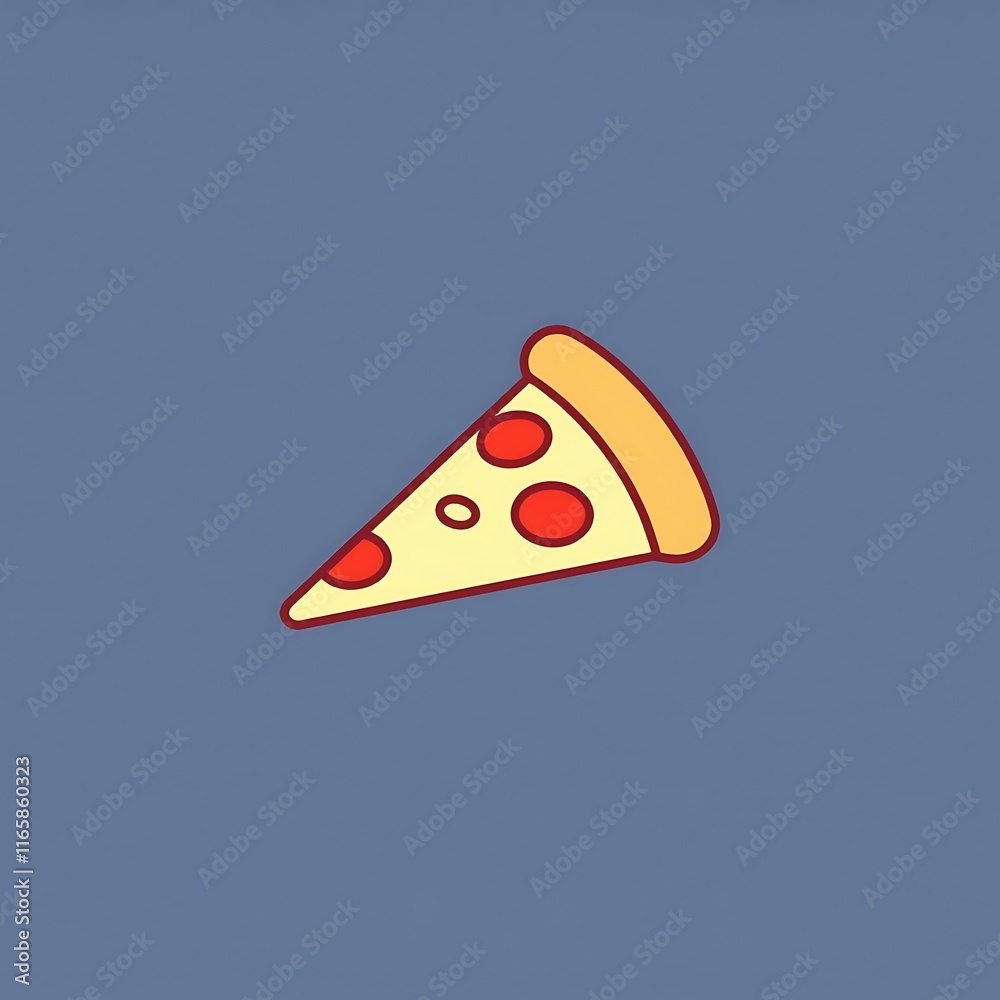 Pizza Slice Icon: A delicious and simple illustration of a single slice of pizza, perfect for food blogs, menus, and social media posts. Pizza Slice Icon: A delicious and simple illustration of a single slice of pizza, perfect for food blogs, menus, and social media posts.