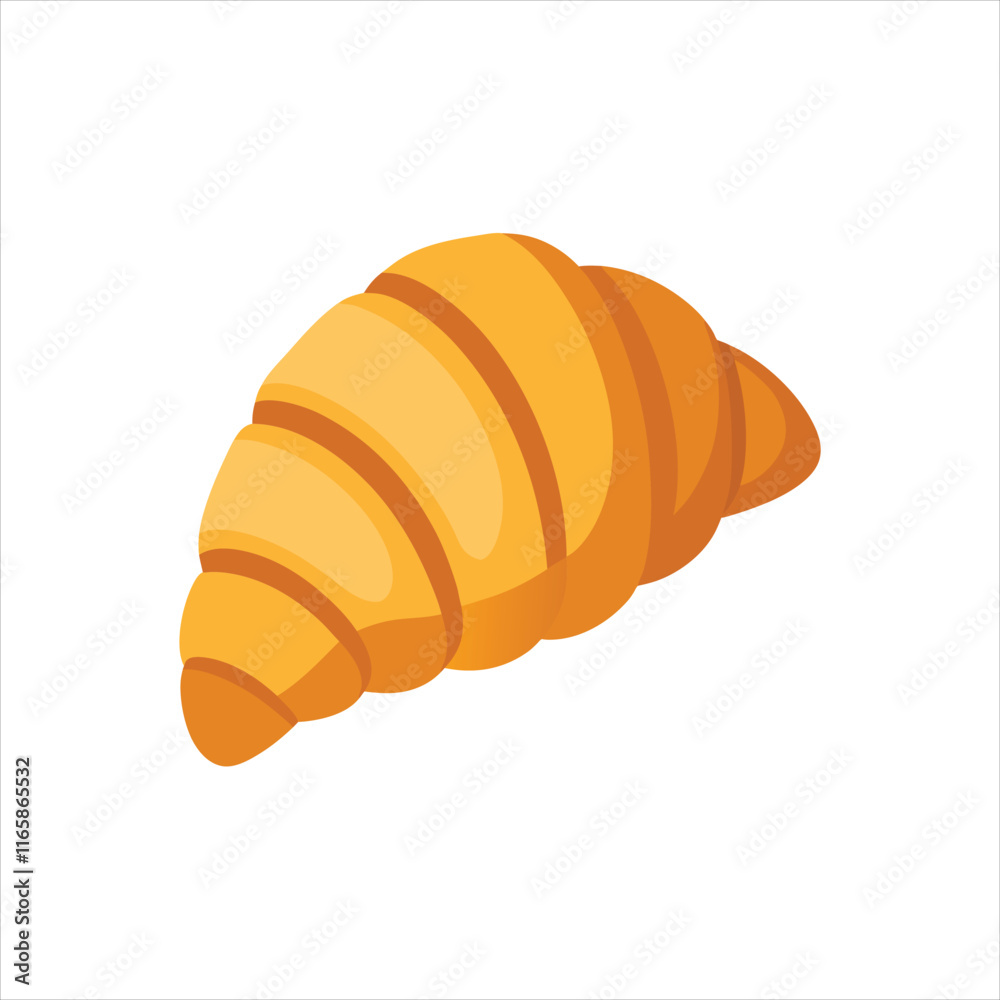 Elegant Croissant Icon for Culinary Designs Elegant Croissant Icon for Culinary Designs
