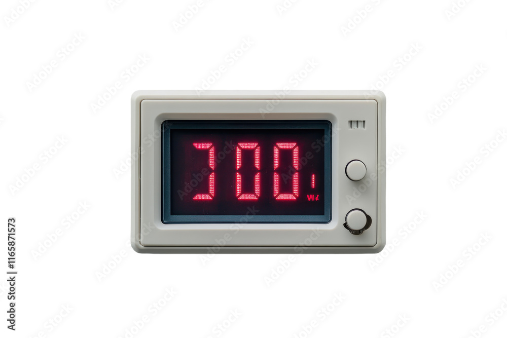 Digital Clock with Alarm Function isolated on transparent background Digital Clock with Alarm Function isolated on transparent background