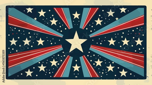 Celebrate American Independence Day with July 4th Festive Fireworks Display