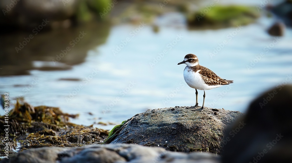 Shorebird on a Rock: Coastal Wildlife Photography Shorebird on a Rock: Coastal Wildlife Photography
