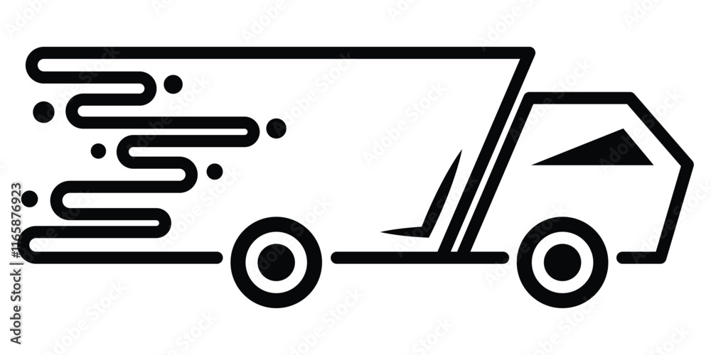 Fast Delivery Truck Icon, Delivery Van Icon, Vehicle Symbol, Parcel To Deliver, Courier Service, Shopping Online Object, Lorry, Cargo Van Sign, Transportation Design Elements. Design eps 10 Fast Delivery Truck Icon, Delivery Van Icon, Vehicle Symbol, Parcel To Deliver, Courier Service, Shopping Online Object, Lorry, Cargo Van Sign, Transportation Design Elements. Design eps 10