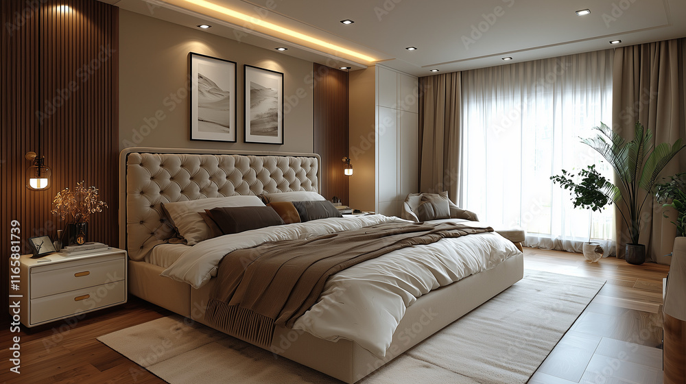 Fototapeta premium Luxury bedroom