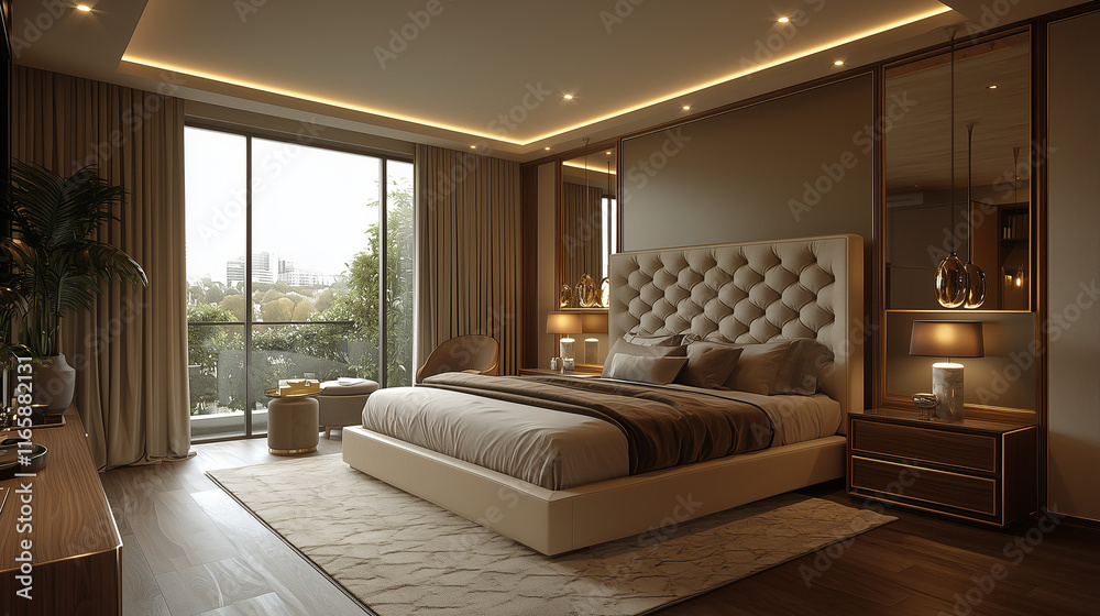 Fototapeta premium Luxury bedroom